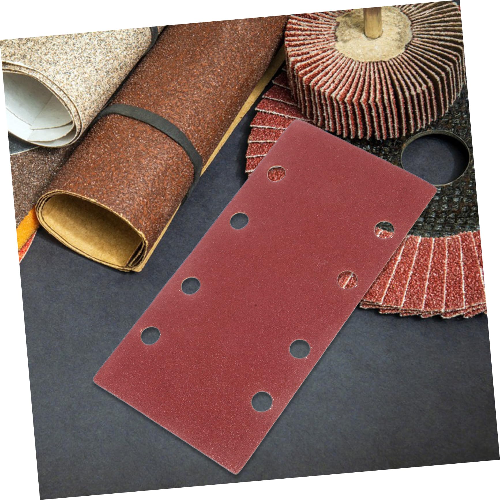 100pièces Disques à Ponceuse Auto-adhésifs Pour Et Assortiment Abrasif Grit Pour Divers Matériaux