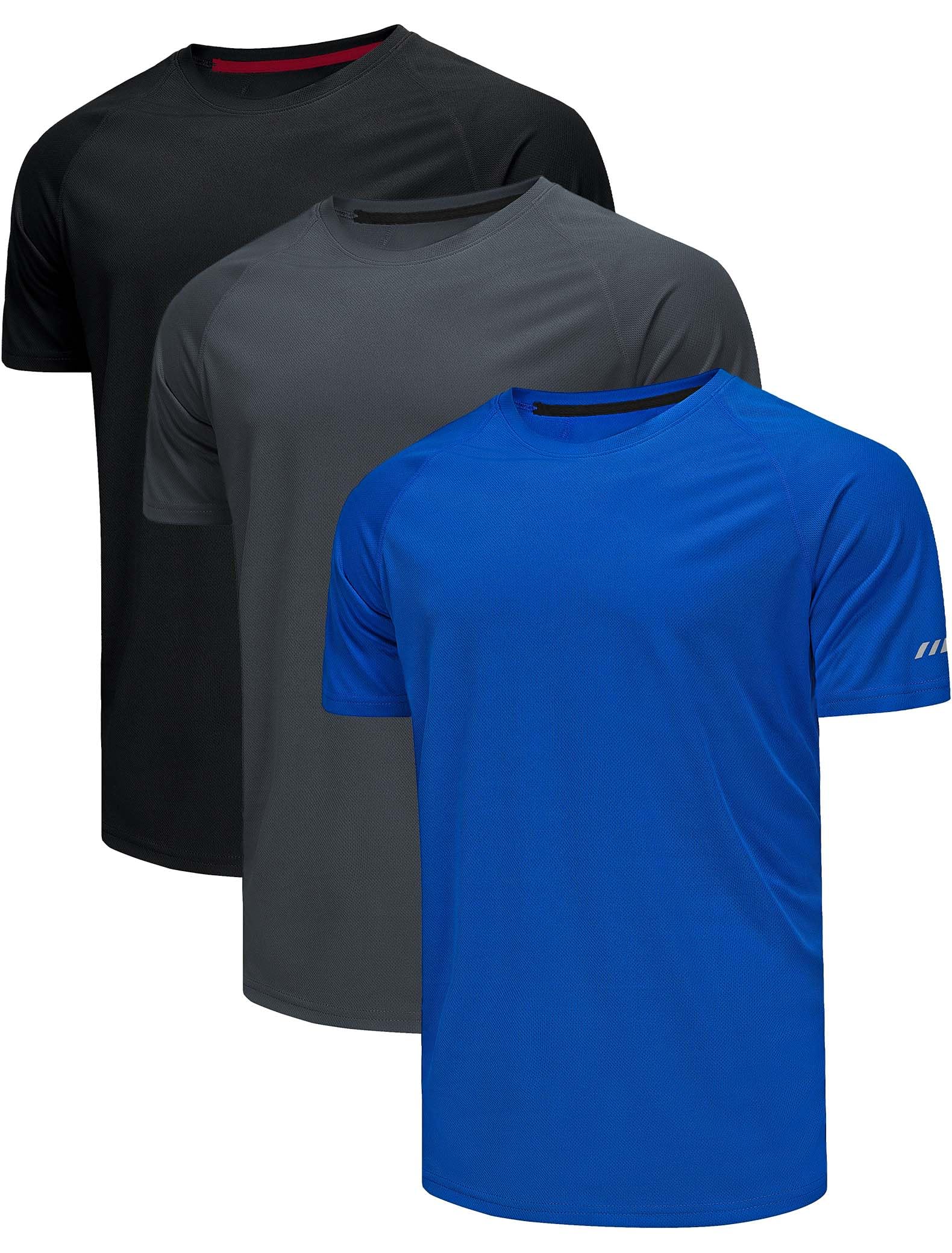 Chenjunrong 3er Pack T-Shirts Für Herren Fitness Sport Tshirts Herren Funktionsshirt Laufshirt Herren Kurzarm Sommer Fitnessshirt Trainingsshirt Sport Kleidung Männer Atmungsaktive Shirts
