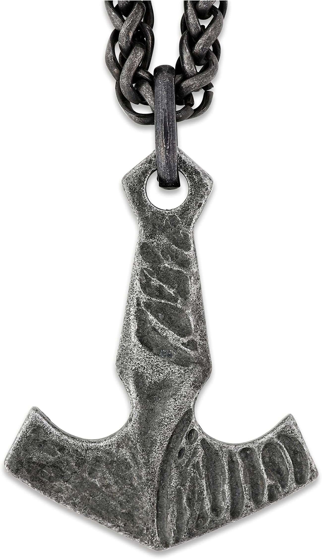 HAQUIL Viking Antique Symbol Amulet Pendant Necklace, Norse Jewelry Gift for Men
