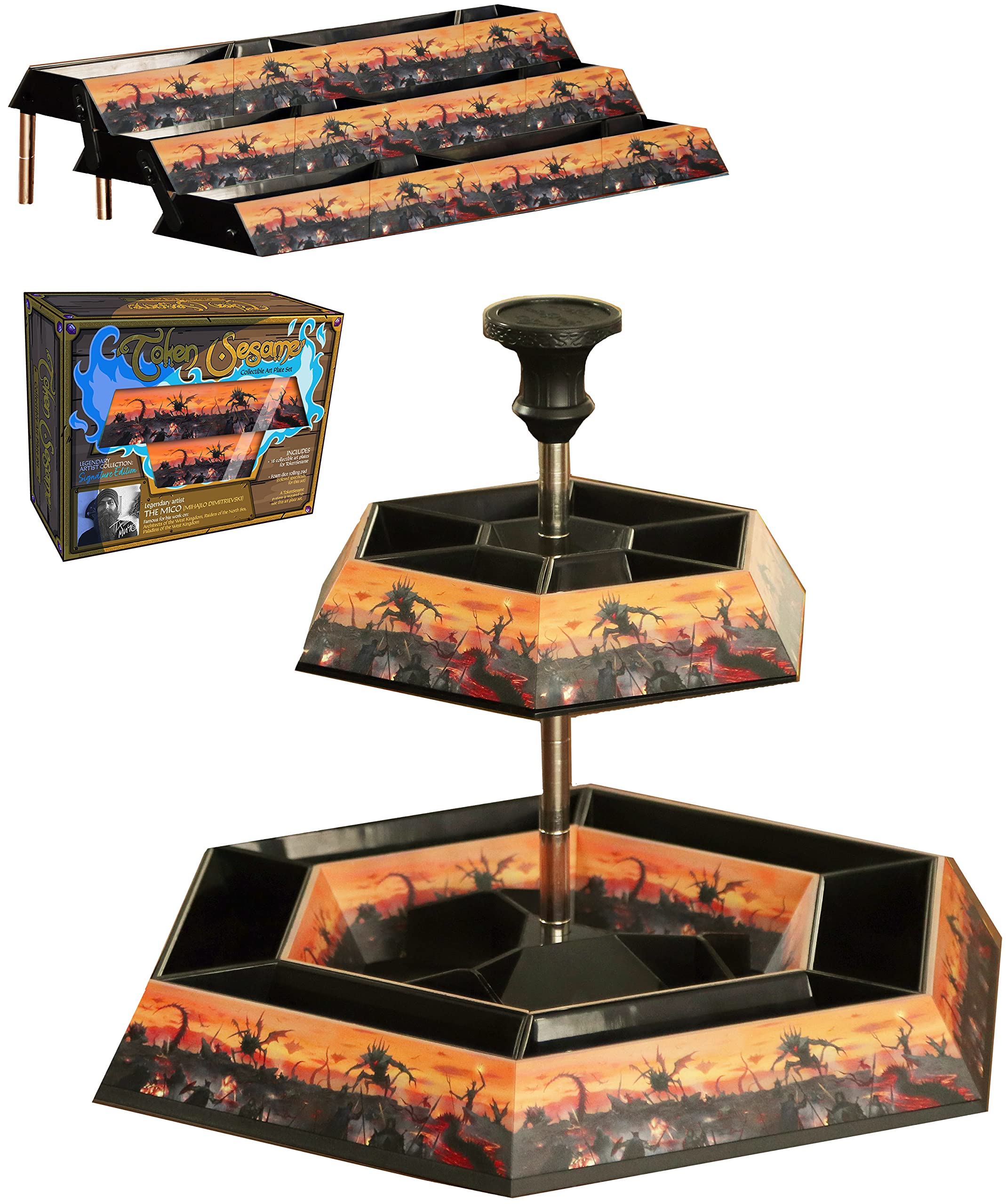 Token Sesame - Modular Board Game bit Organizer (The Invasion by Alexandr Elichev)