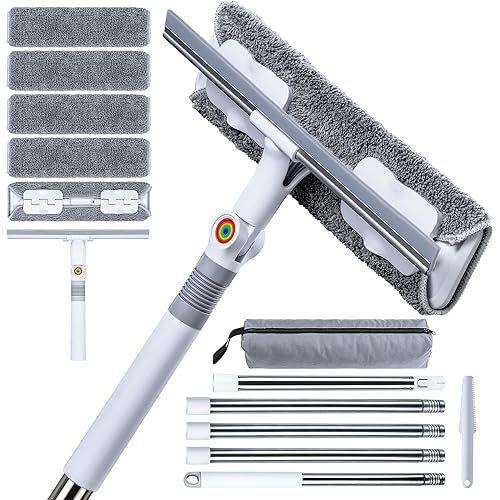 CTIME 80" Window Washing Kit with Extension Pole : Professional