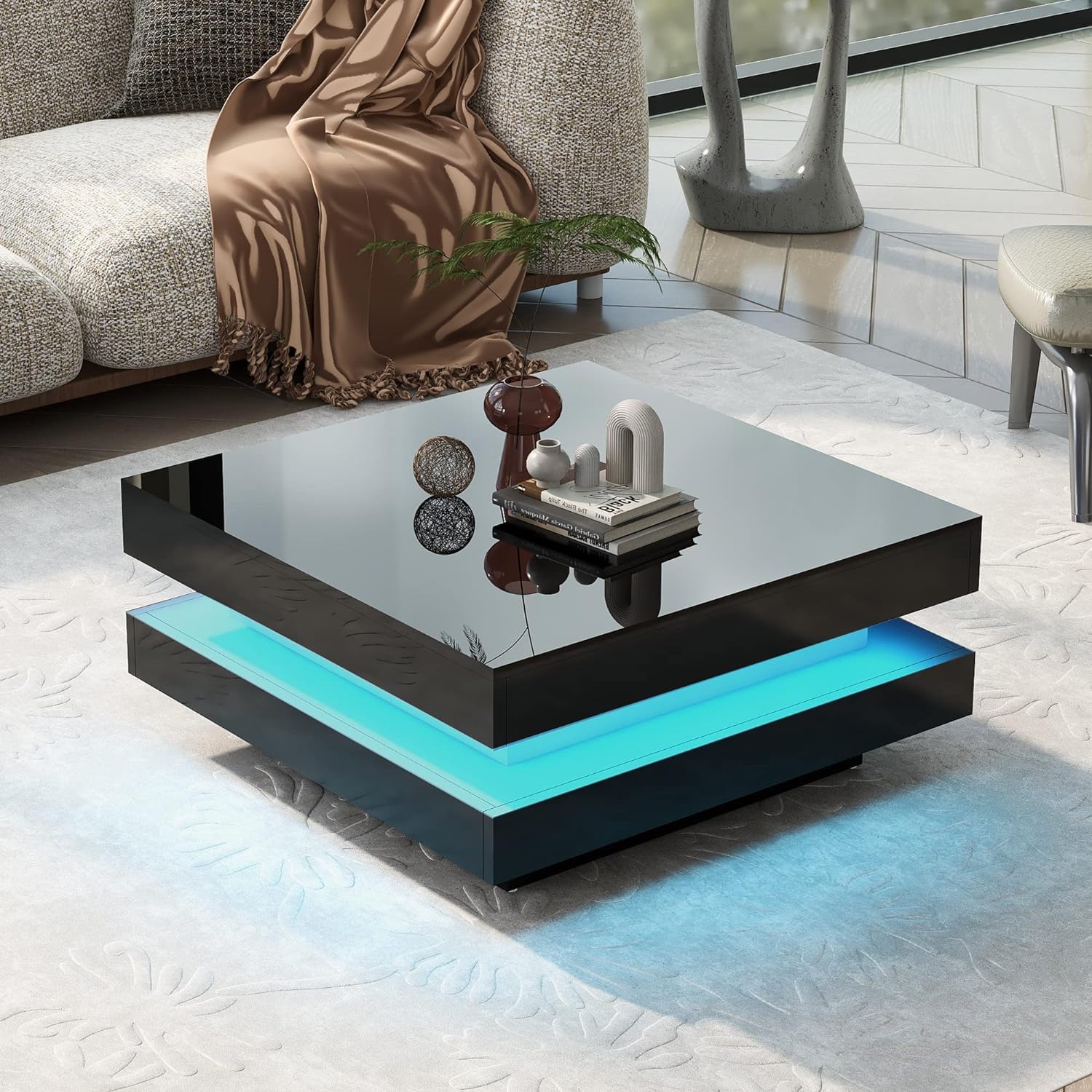 Contemporary LED Coffee Table