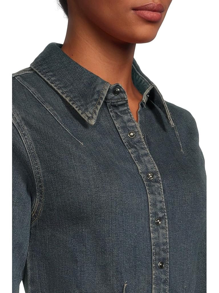Navy Levi's® Long Sleeve Shaped Shirt