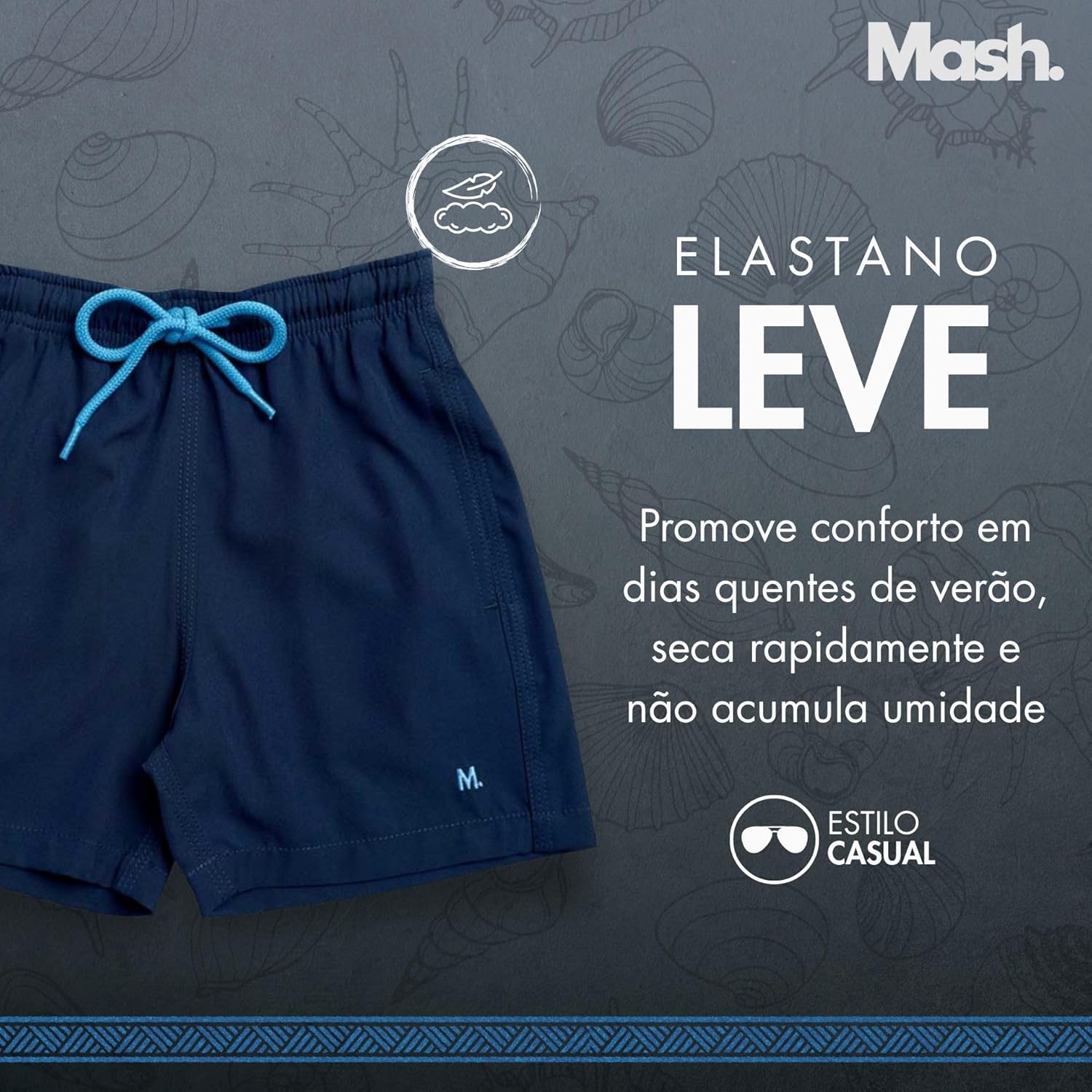 Short Masculino Mash Bermuda Casual Detalhes Elastano em promoção! Veja a oferta e mais achadinhos de Shorts & Bermudas 4 Hoje é o melhor dia para comprar Short Masculino Mash Bermuda Casual Detalhes Elastano com aquele preço maroto! Promoção! Aproveite a oferta! 4