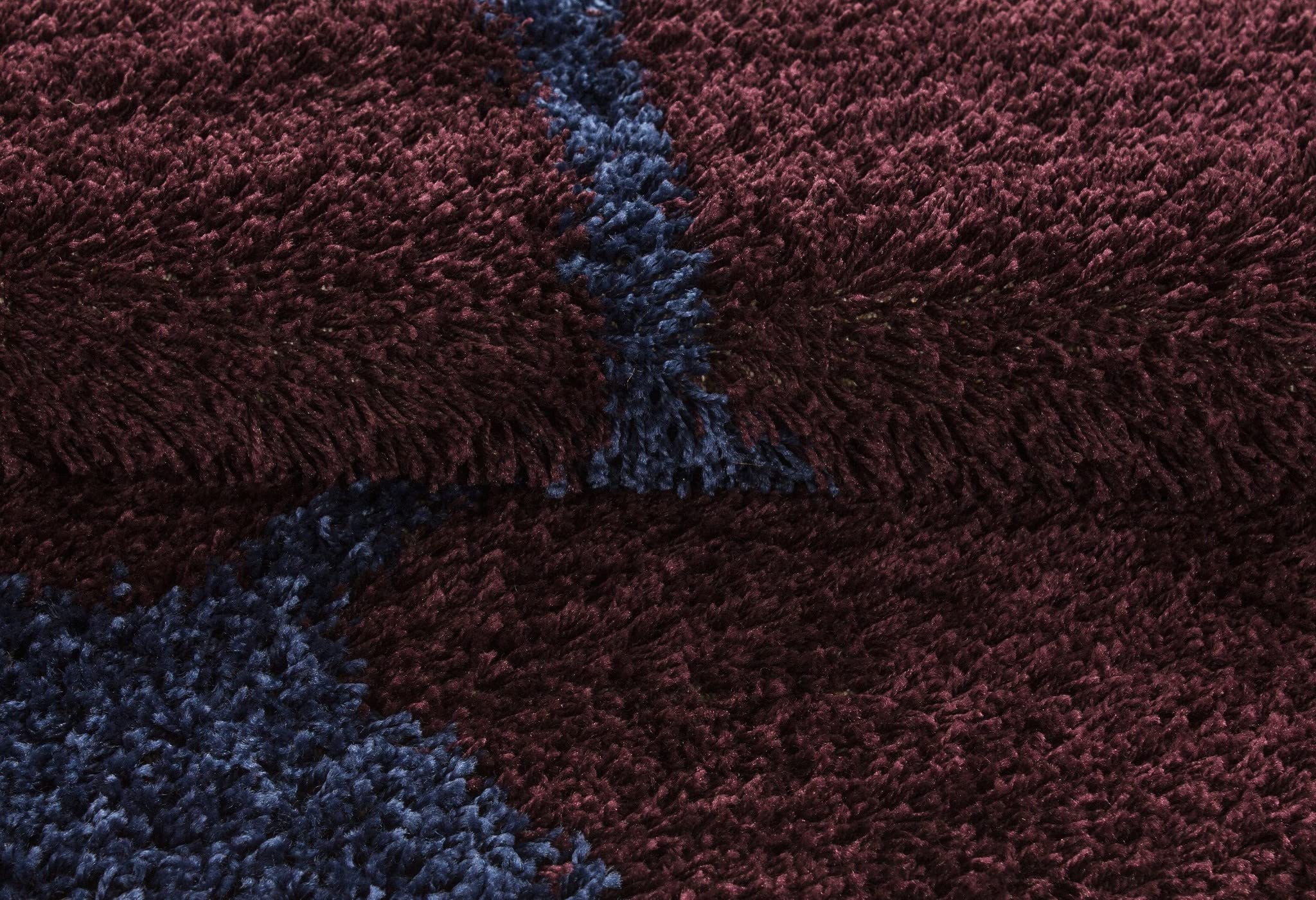 Tapis pour Chambre d'enfant Tapis de Jeu Football - Salle de Jeux Chambre d'enfant Chambre d'adolescent Garçons Filles Sport Décoration - Taille : 120 cm - Rond - Couleur : Bleu/Violet