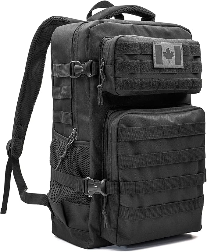 Tactical Backpack Waterproof, 30L Military Backpack Molle, Ideal Hiking