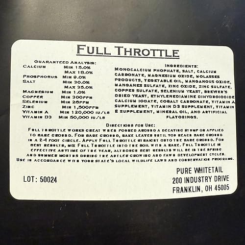 Miniatura 2 de Pure Whitetail  Acelerador completo - Lamer mineral  Mejor que la sal de ciervo  Parcela de venado de cola blanca Suplemento vitamínico y mineral