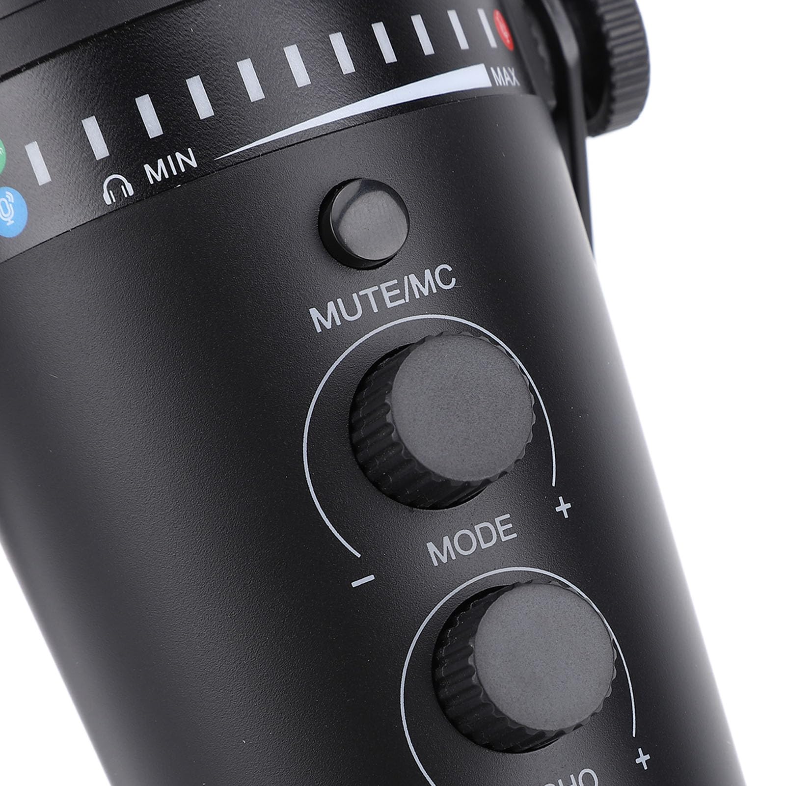 SIXRUN Microfono per Registrazione Dal, Microfono per Podcast USB in Metallo con Silenziamento Rapido, Campionamento a 192 KHz per Giocatori e Podcaster