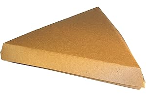 9866 Hinged Pizza Holder, 9" Kraft (Pack of 200)