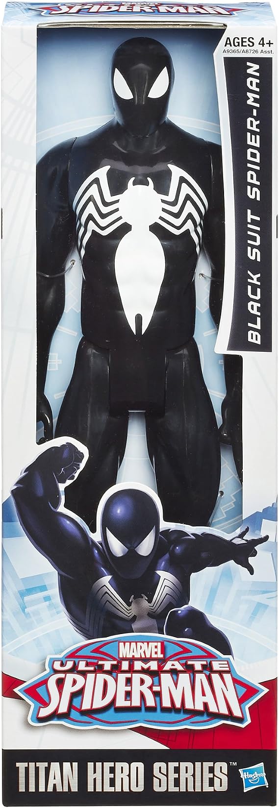 Spider-Man Marvel Ultimate Titan Hero Series Black Suit Figure