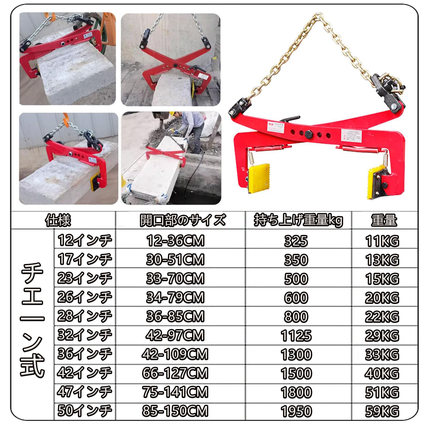 Amazon | Rednut 石材クランプ ゴム 立吊りクランプ パネル吊クランプ