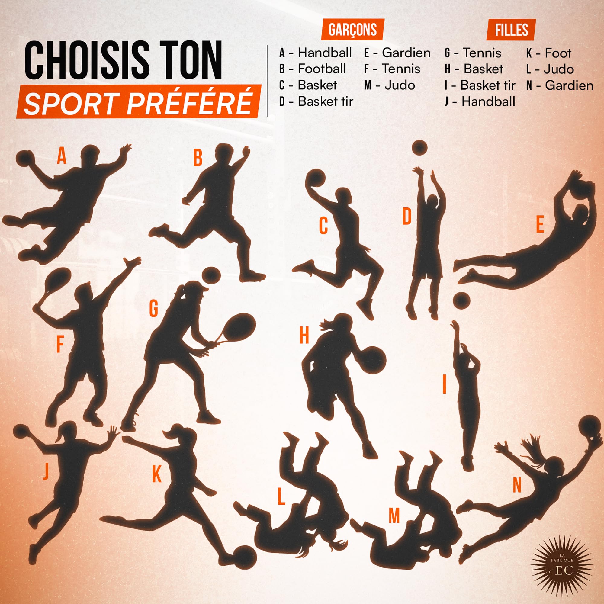 Sac de Sport Multi Sports personnalisé Motif Foot Basket Handball Judo Tennis Prénom