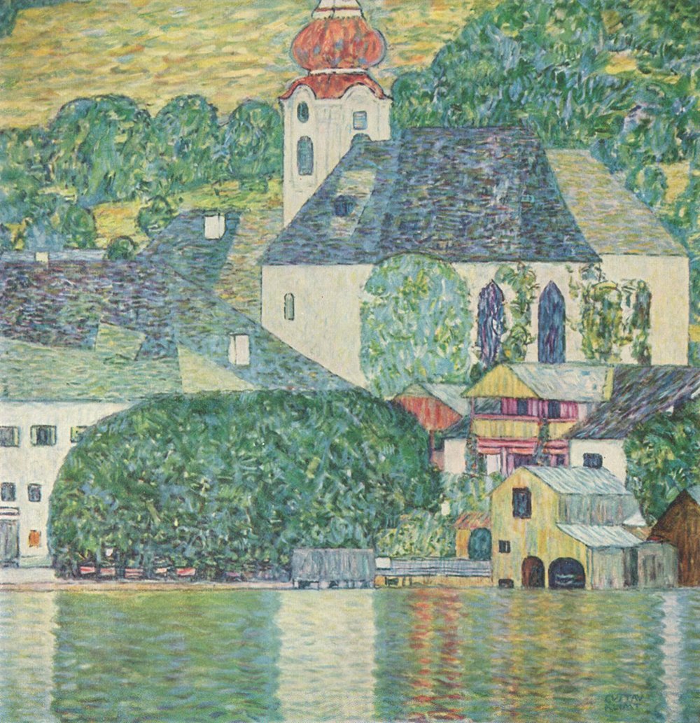 Archival Matte Print Gustav Klimt The Town affiche XL
