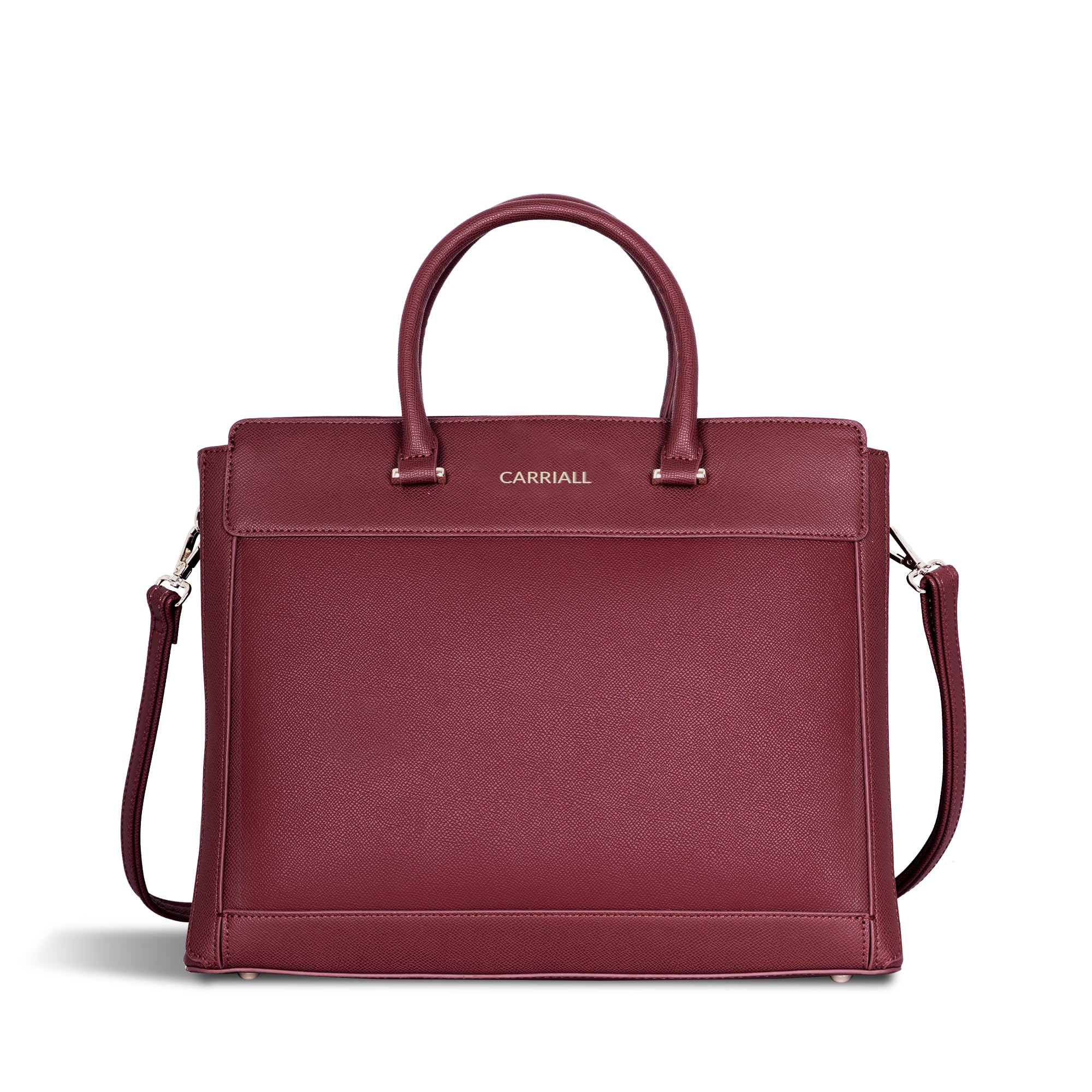 Empress Vegan Leather Tote bag | Stylish Casual Shoulder Bag, Secure Zip Pockets with shoulder strap – Structured Top Handle Everyday Office Handbag for women & girls-image-42
