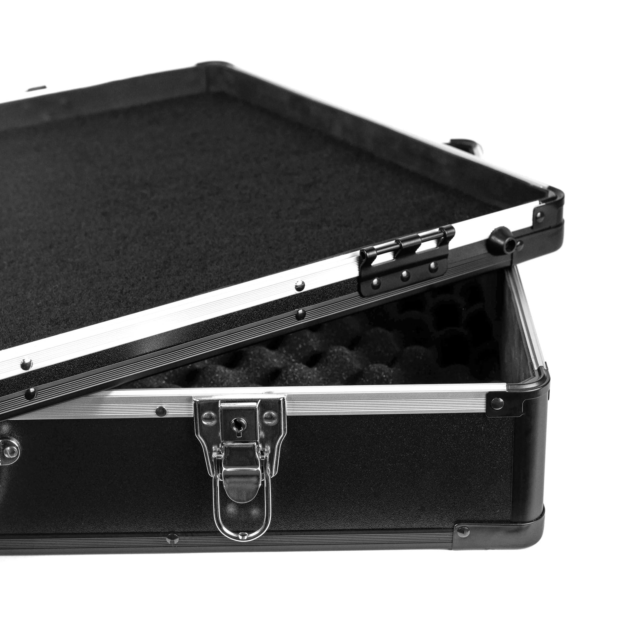 Analog Cases UNISON Performance Case XL, valigia da trasporto DJ (borsa da trasporto leggera e resistente, massima protezione, valigia DJ per il trasporto di più dispositivi), nera