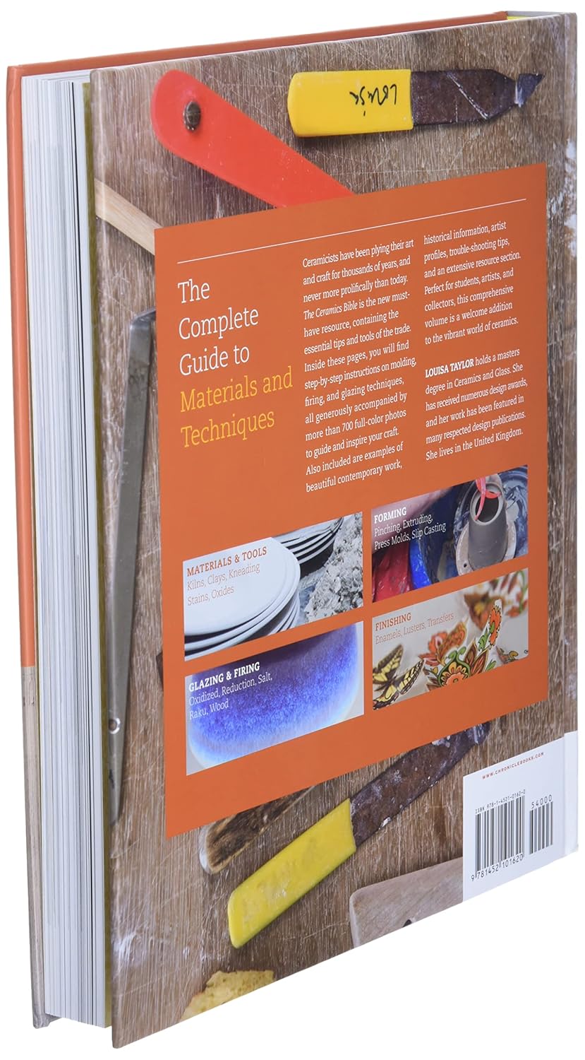 The Ceramics Bible: The Complete Guide to Materials and Techniques (Ceramics Book, Ceramics Tools Book, Ceramics Kit Book)      Hardcover – September 7, 2011