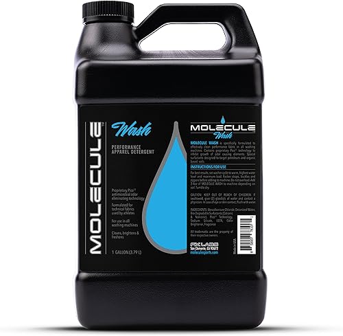 Molecule Lavado, cuidado de la ropa de rendimiento, trajes de carrera, limpia, ilumina y refresca 1 galĂłn (paquete de 2) Molecule Lavado, cuidado de la ropa de rendimiento, trajes de carrera, limpia, ilumina y refresca 1 galĂłn (paquete de 2)