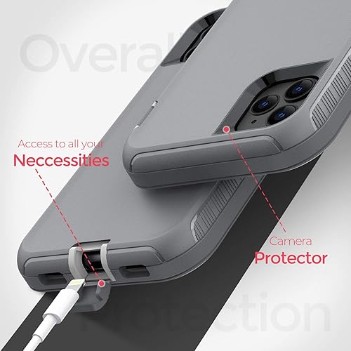 Miniatura 5 de Defender - Funda protectora de diseño de cartera con espejo trasero oculto y tarjetero, protección resistente a prueba de golpes, funda protectora 3