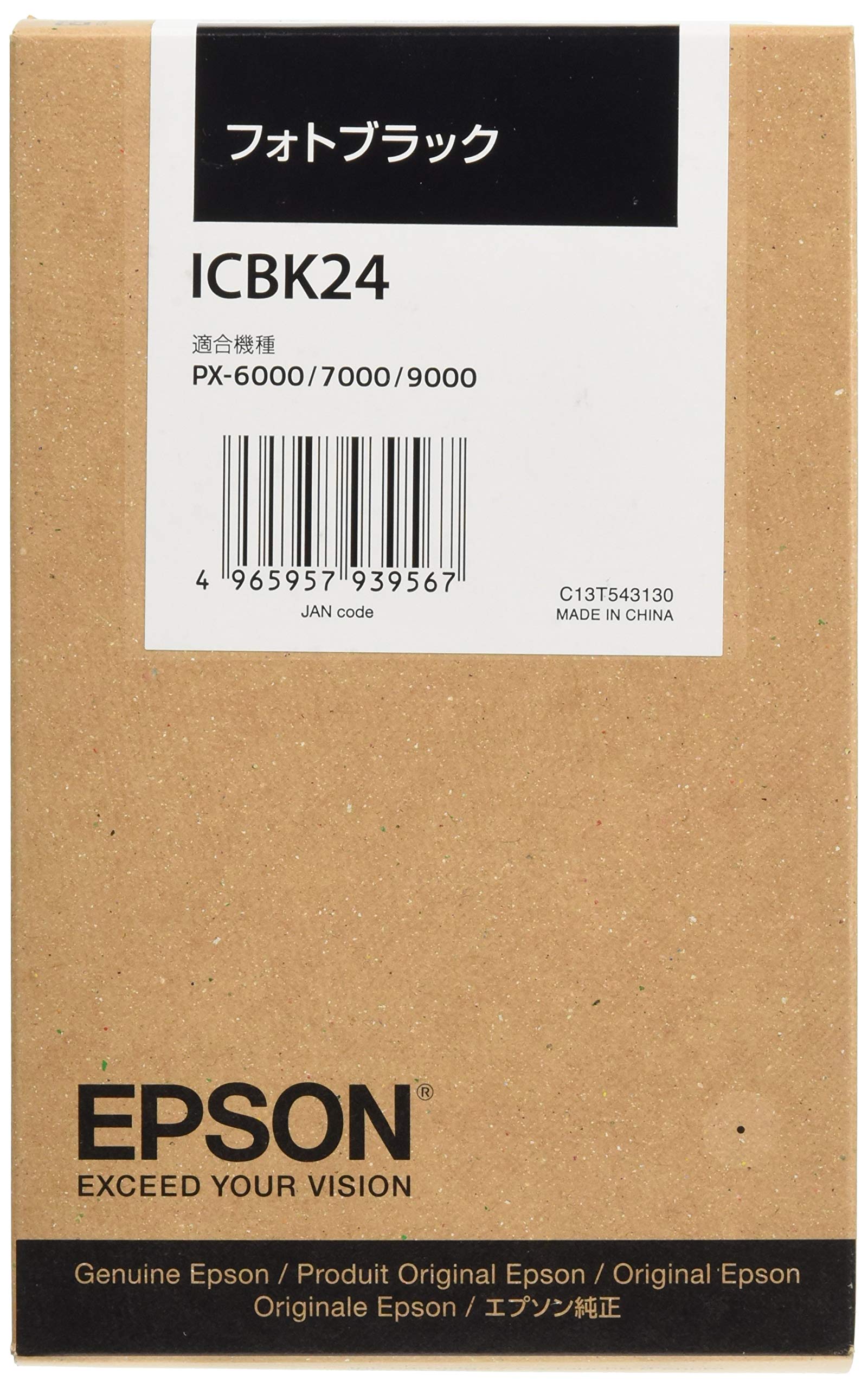 Amazon.co.jp: Epson ICBK24 Ink Cartridge Photo Black : Computers