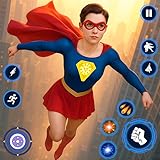 Super Girl Hero Games: Speedy Flying Woman Open World