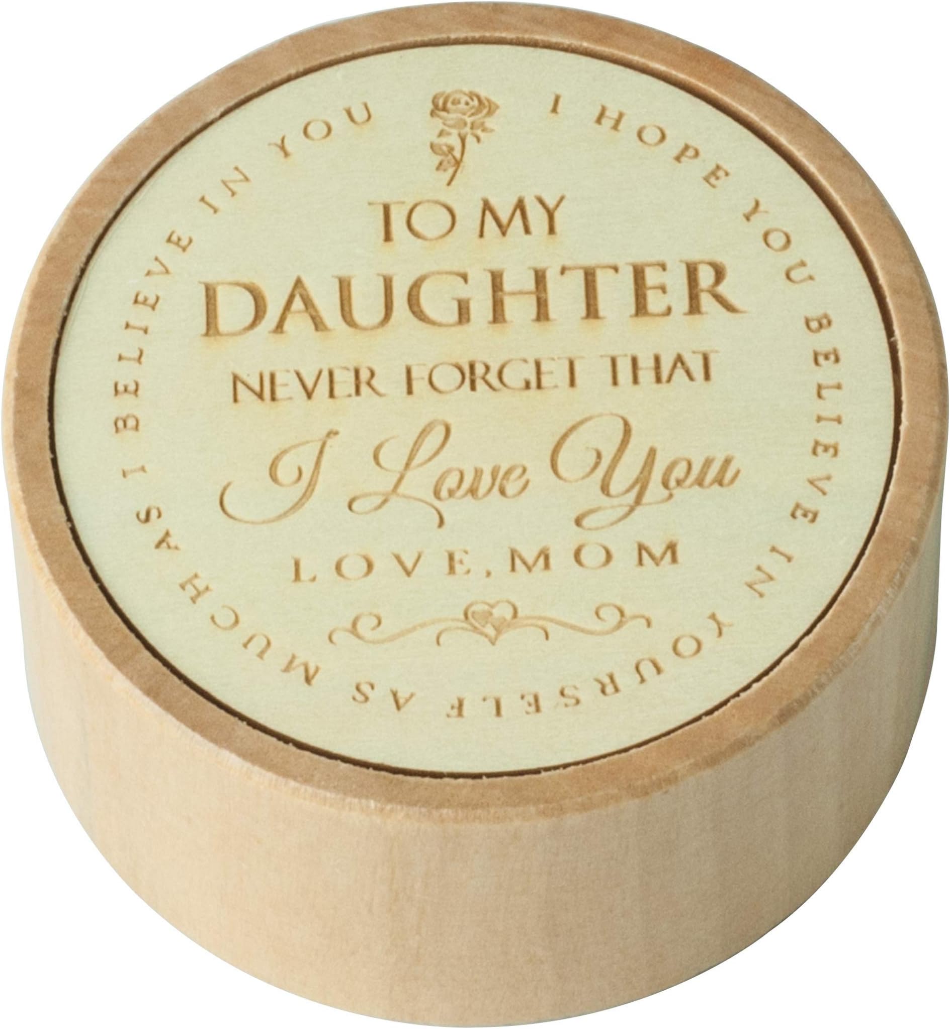 Noland Your are My Sunshine Music Box, Inspirational Gift for Daughter from Mom, Never Forget That I Love You