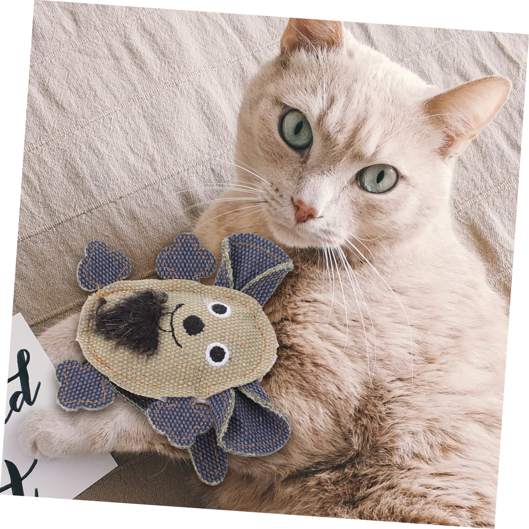 Beavorty 10stücke Katzenminze Mäuse Spielzeug Aus Robustem Canvas Für Indoor-Katzen Interaktives Katzenspielzeug Aktivität Und Spielspaß