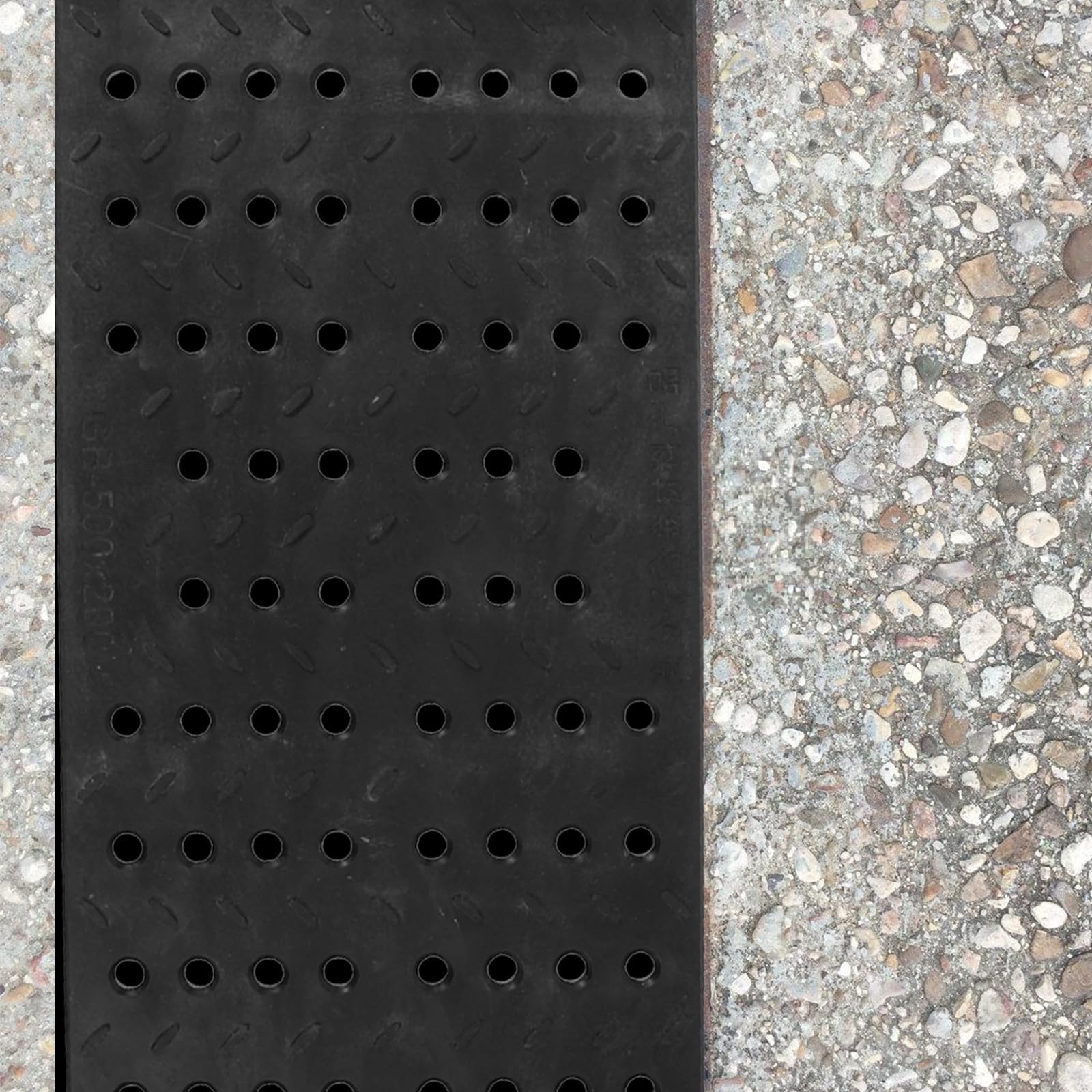 Zewnętrzna plastikowa osłona odpływowa wykopu 200 x 500 mm - wymienna kratka do kuchni i pieszych Wytrzymałe akcesoria kanalizacyjne do restauracji i rozwiązań drenażowych miejskich