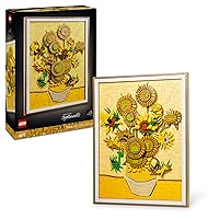 LEGO Art Vincent Van Gogh – Girasoli - Quadro Floreale 3D Costruibile con Petali Mobili