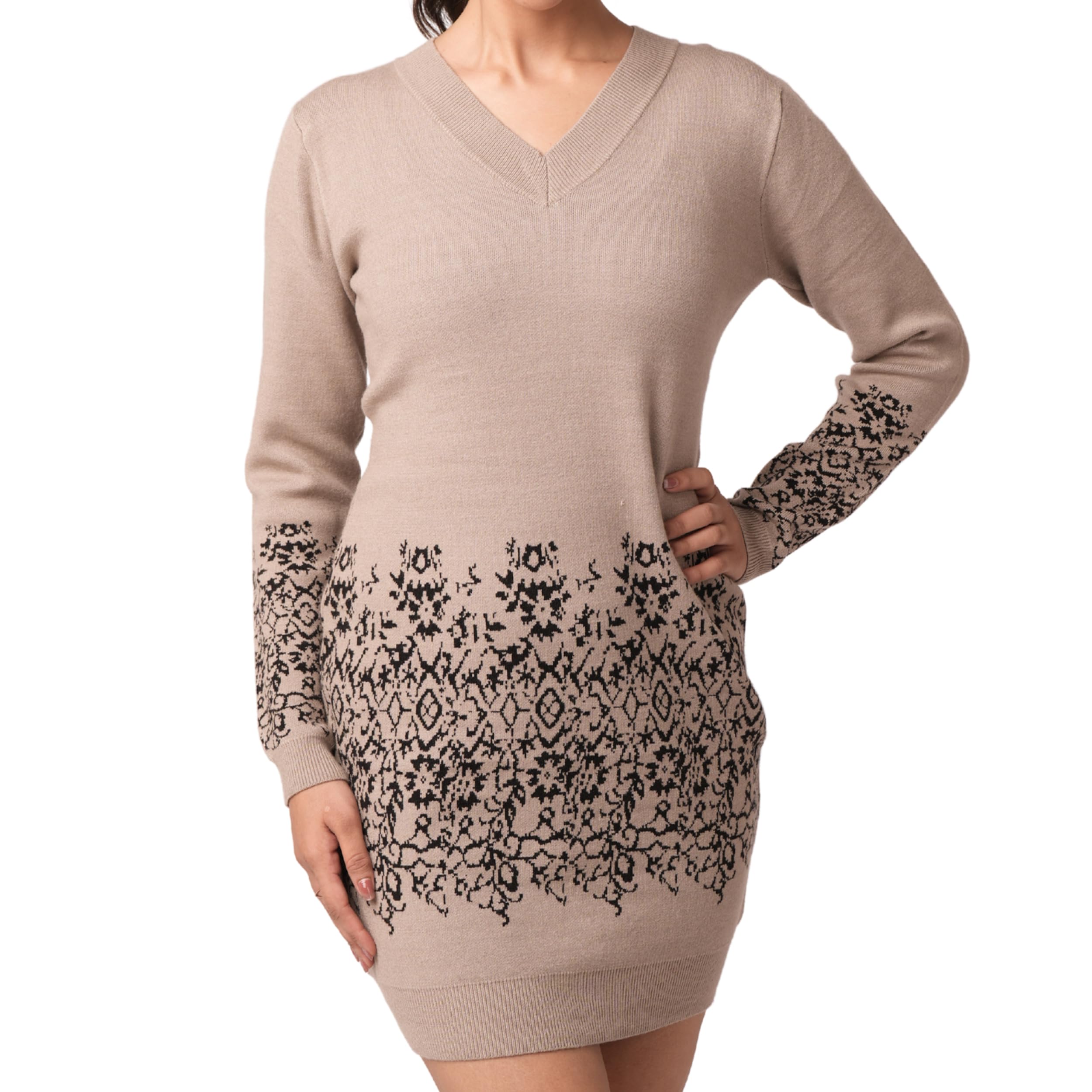Pullover Sweaters for Women Trendy in V Neck Long Sleeve Women Fall Sweaters Easy to Style with Boots
