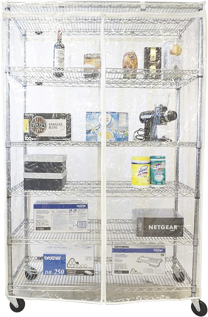 Formosa Covers Storage Shelving Unit Cover Crystal Clear