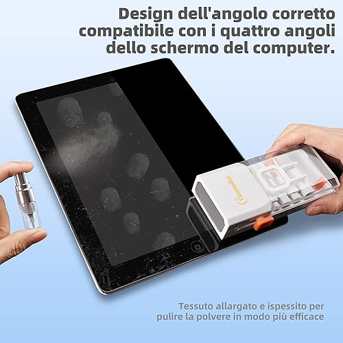 Miniatura 9 de Kit limpiador de teclado de pantalla para laptop, herramienta de limpieza electrónica para MacBook iPad iPhone Pro, herramienta de cepillo para