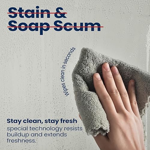 Miniatura 3 de downluxe Forro de cortina de ducha impermeable esmerilado, forro de ducha de plástico ligero PEVA con 3 imanes, cortinas de ducha para baño, 72 x 72