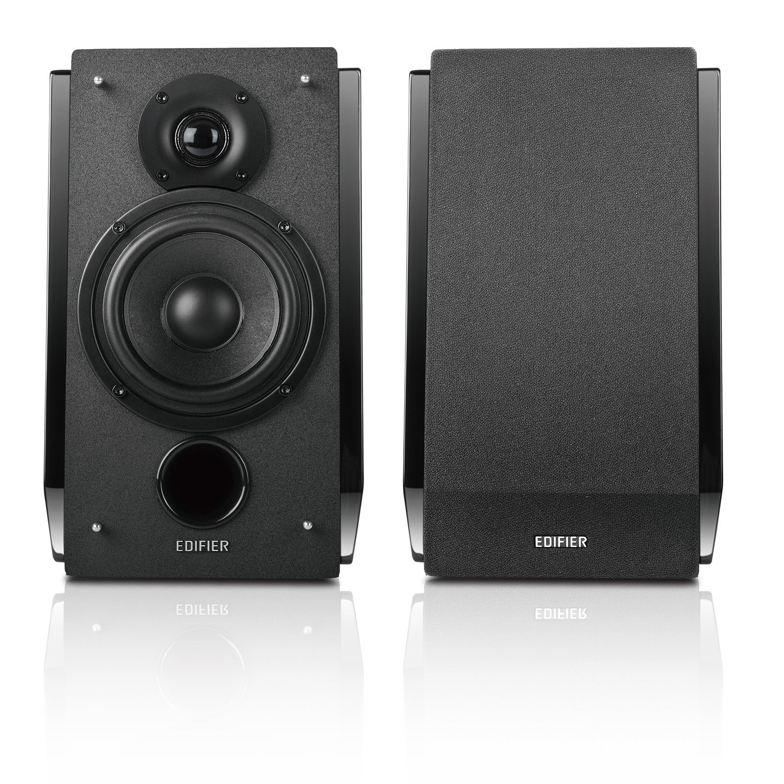 Edifier R1850DB - Altavoz de estantería activo con entrada Bluetooth y óptica - Altavoz de monitor de estudio 2.0 - Amplificador integrado con salida de subwoofer