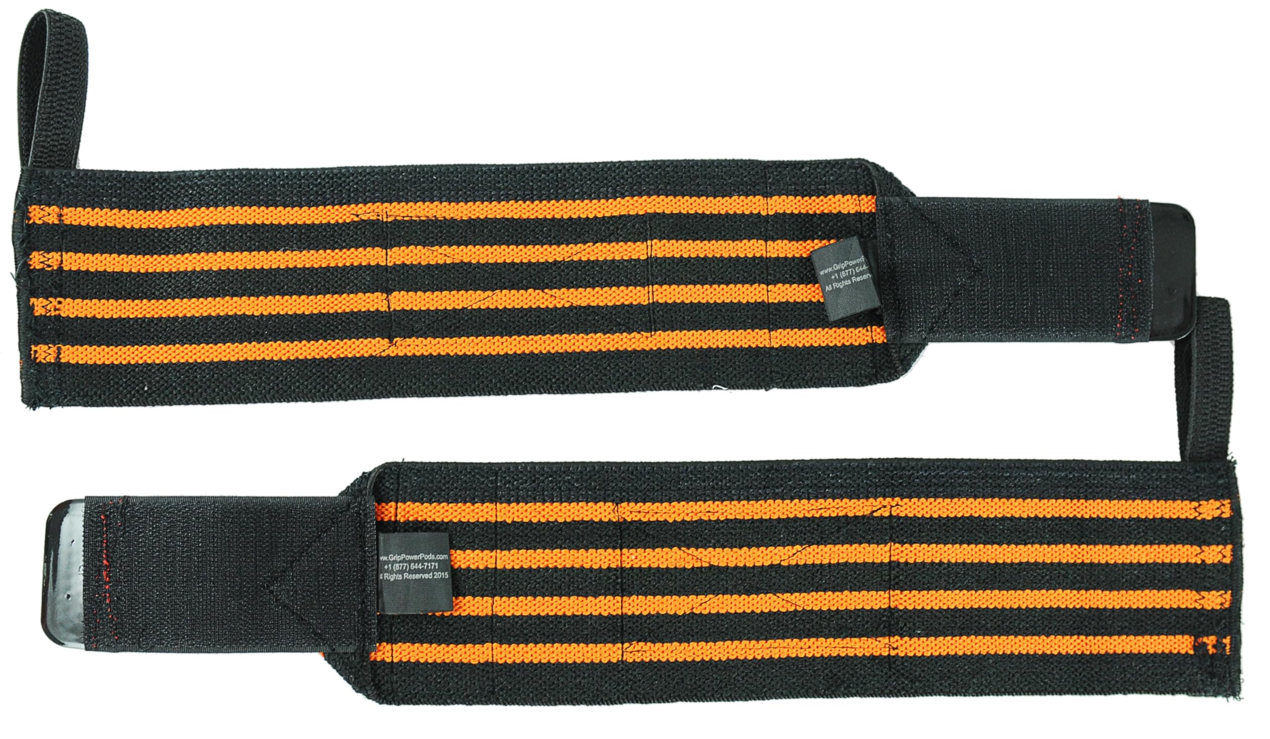 Grip Power Pads Fasce per Allenamento 1 Paio (2 Fasce), per Palestra, polsiera in Cotone, per Uomo e Donna, di Prima qualità, con PRO Rubber
