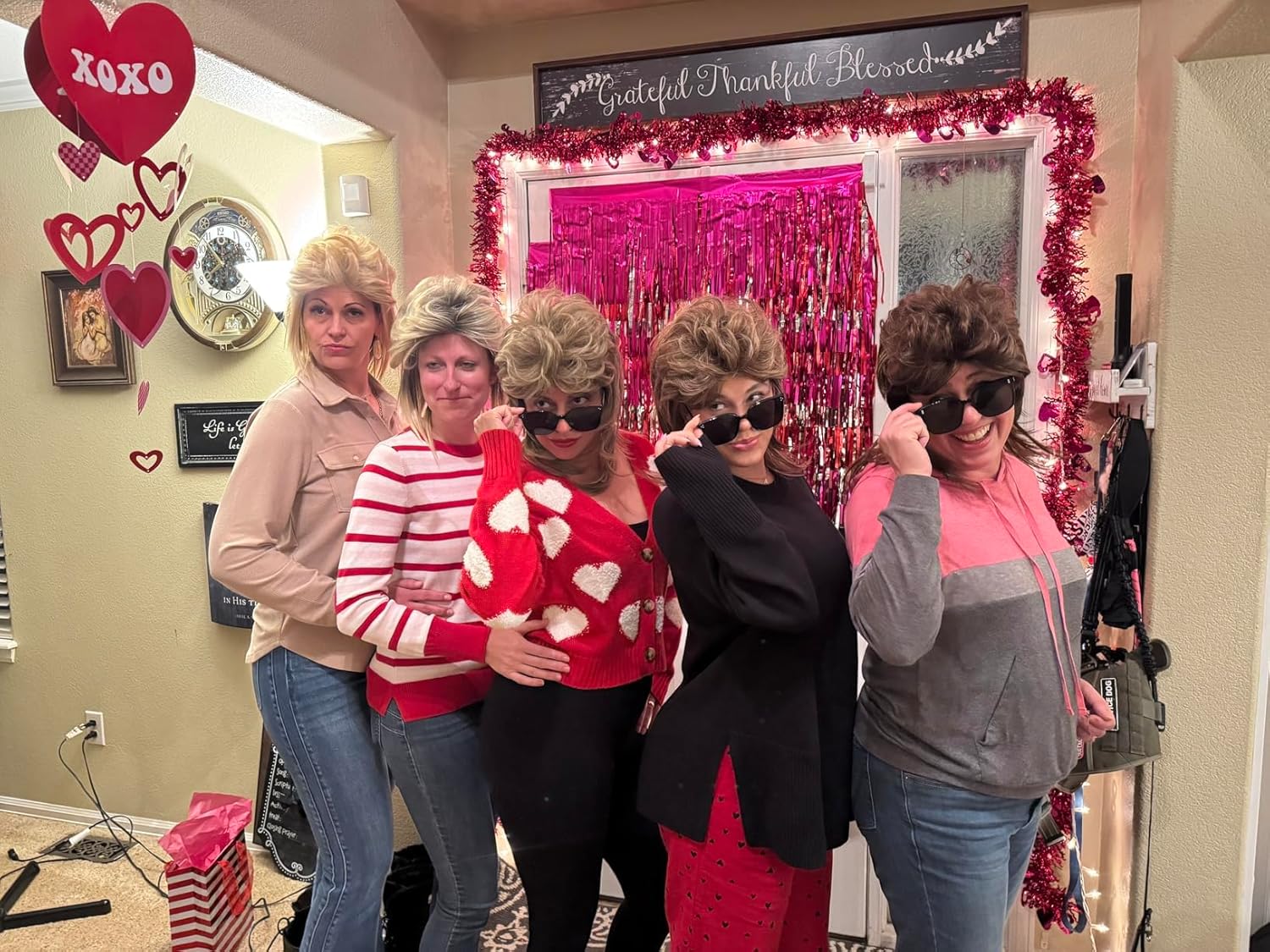 Mullet Wig for Women, Joe Dirt Style, Emo Costume, 80s Fancy Party Accessory, Halloween wig(Light Brown)