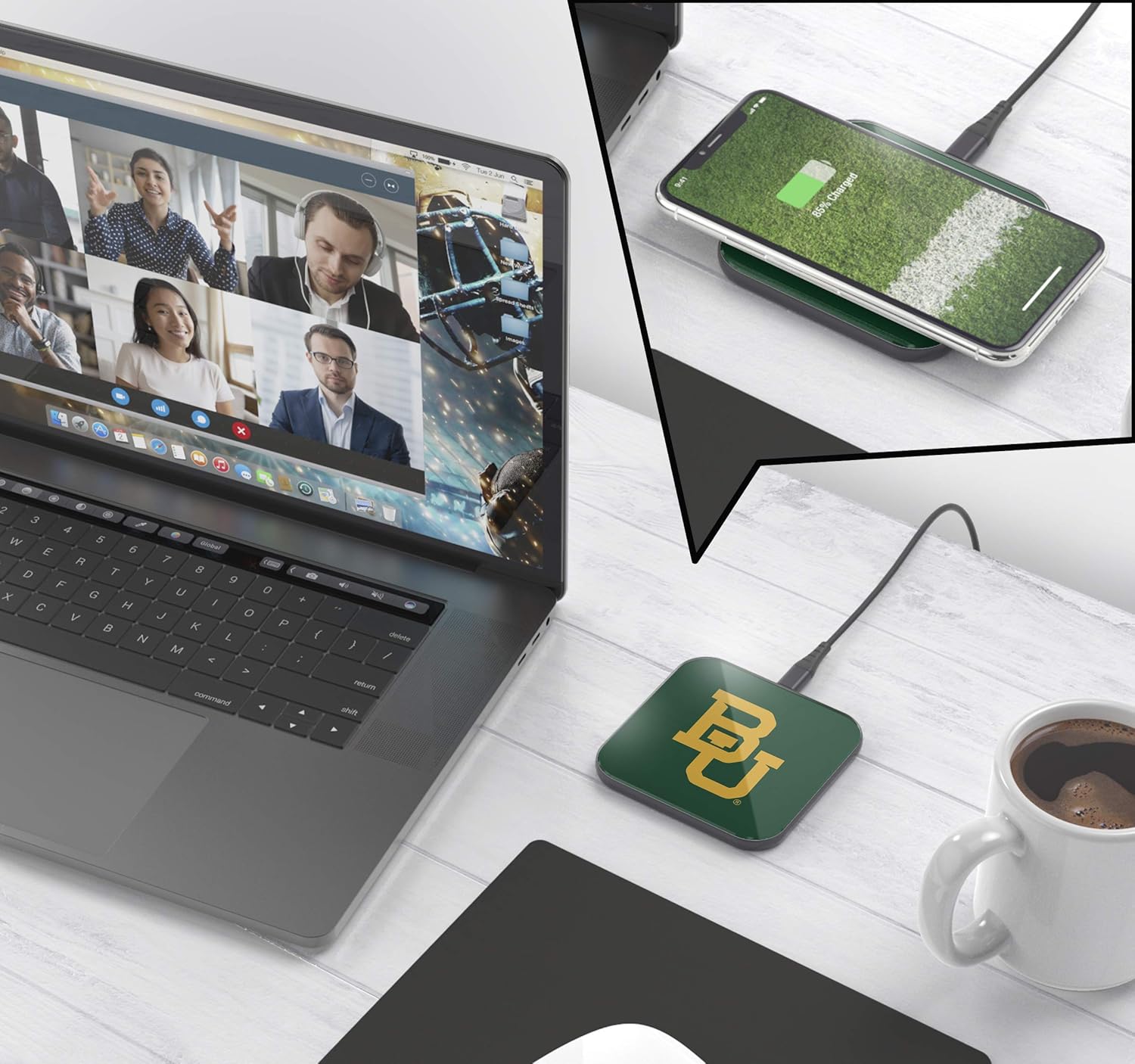 SOAR NCAA Wireless Charging Pad