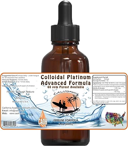Miniatura 2 de Platino coloidal (Pt) 2 oz de CAOH
