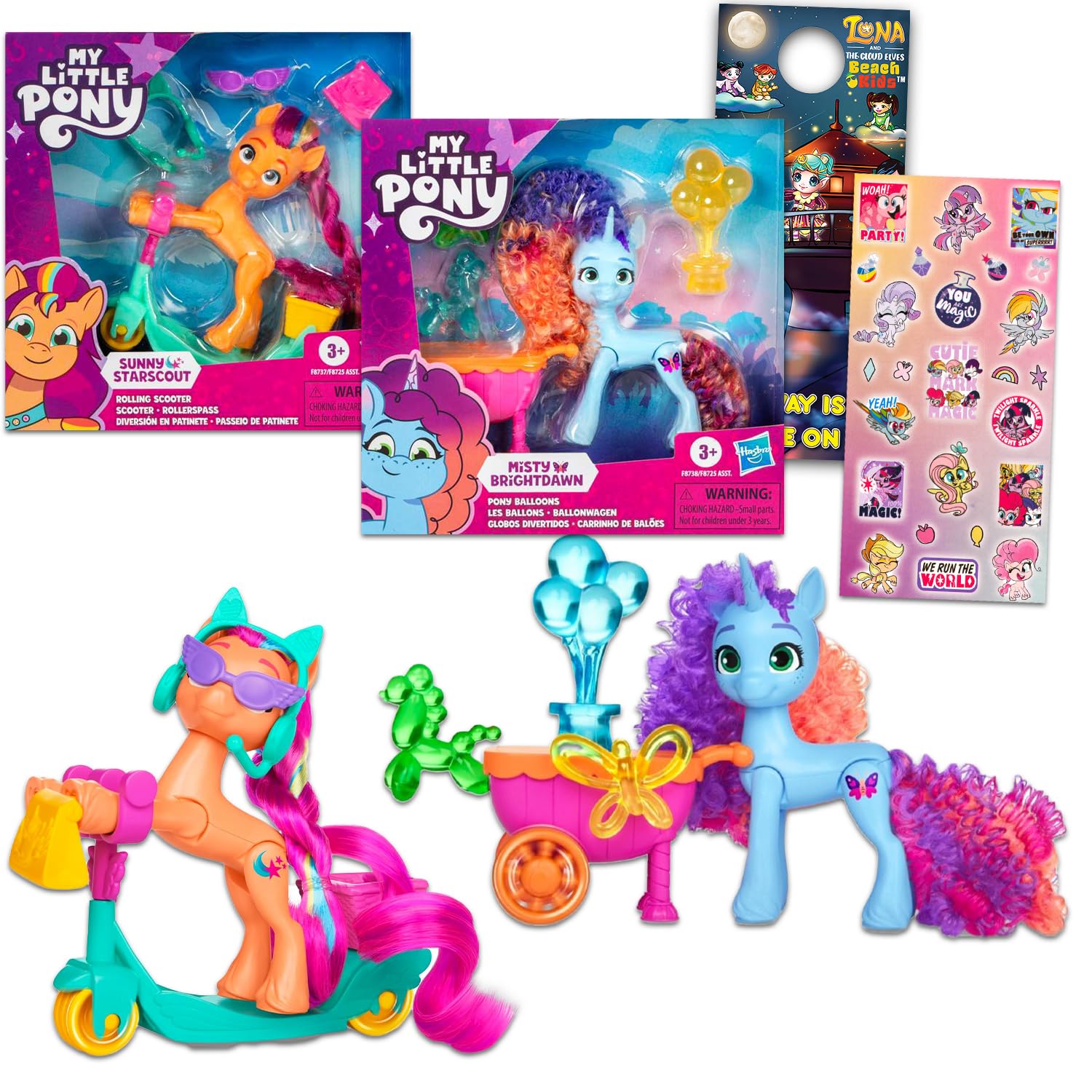 Amazon.com: My Little Pony Toy Figures Set - Bundle of 2 Dolls