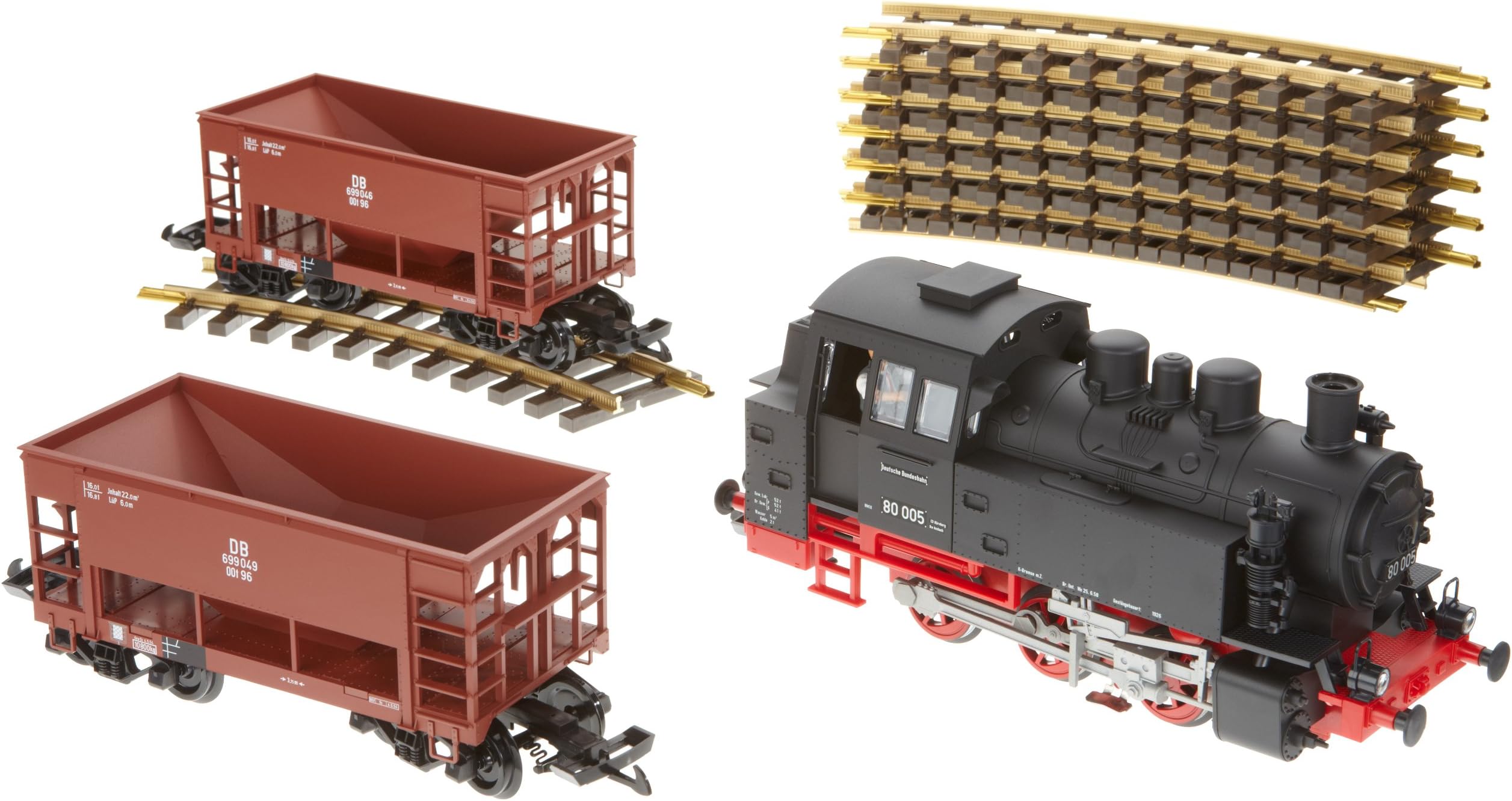 Piko G Scale Model Trains - DB BR80 ORE Starter Set (120V) - 37100