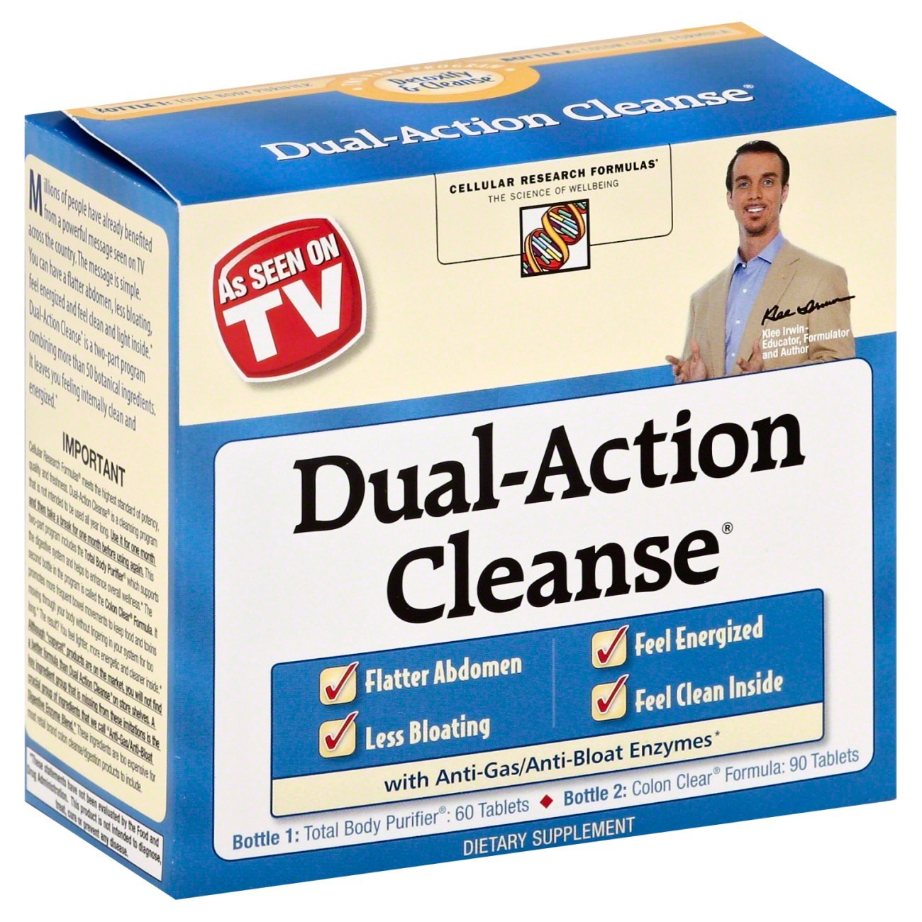 Dual Action Cleanse with Anti Gas Bloating Enzymes