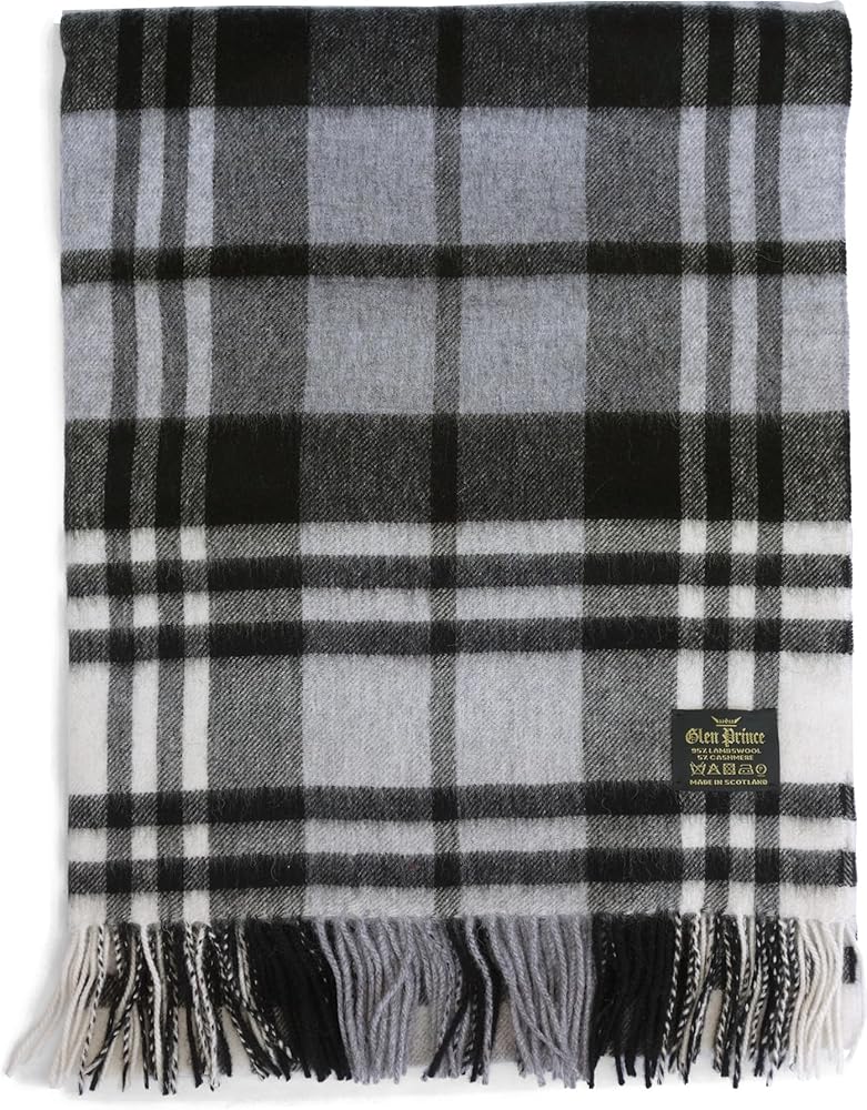Glenprince 大判カシミヤマフラーストール 楽天市場】Glen Prince グレンプリンス マフラー 190cm x 70cm