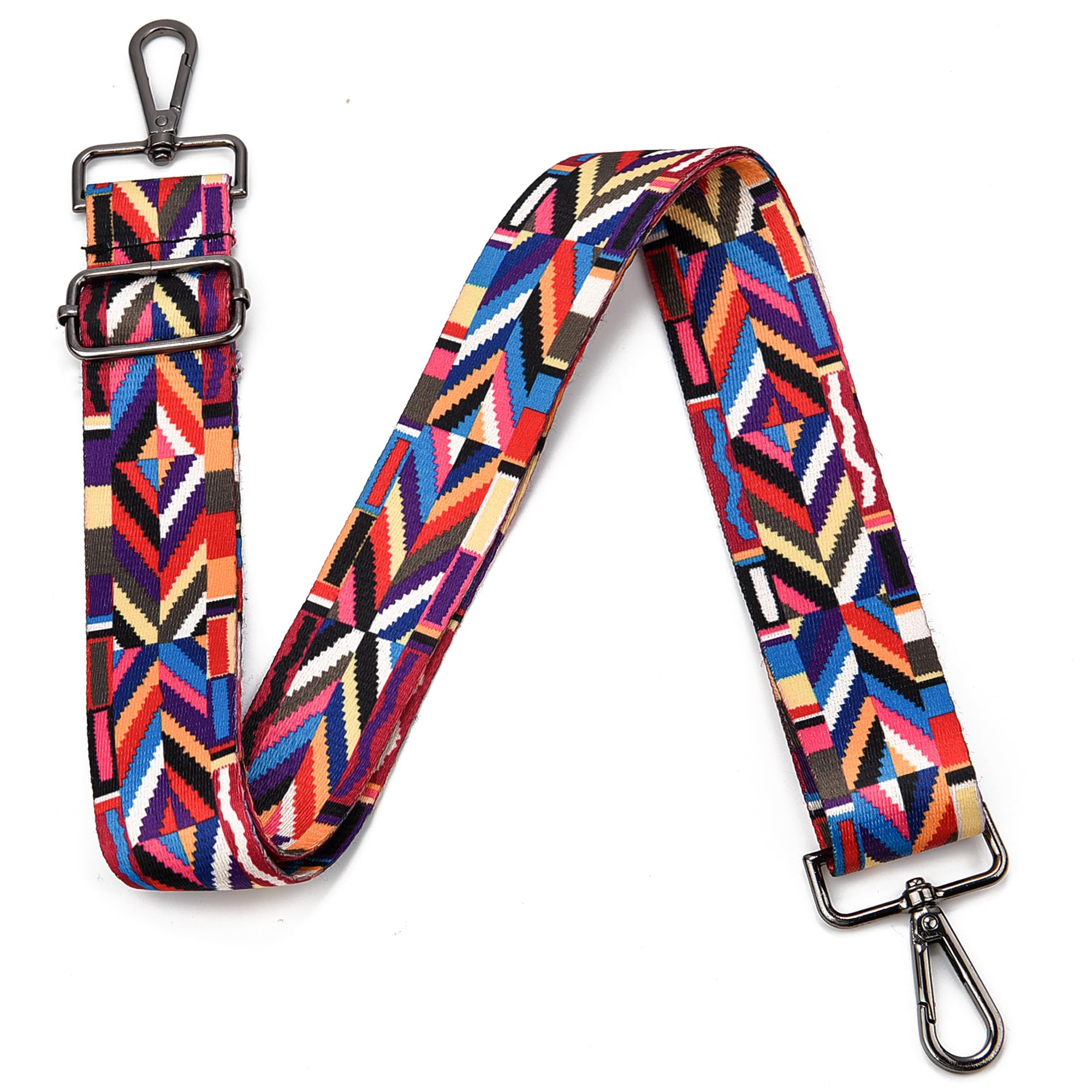 Purse Strap Gold Hardware Replacement Crossbody Bag Strap, Wide Adjustable Shoulder Strap