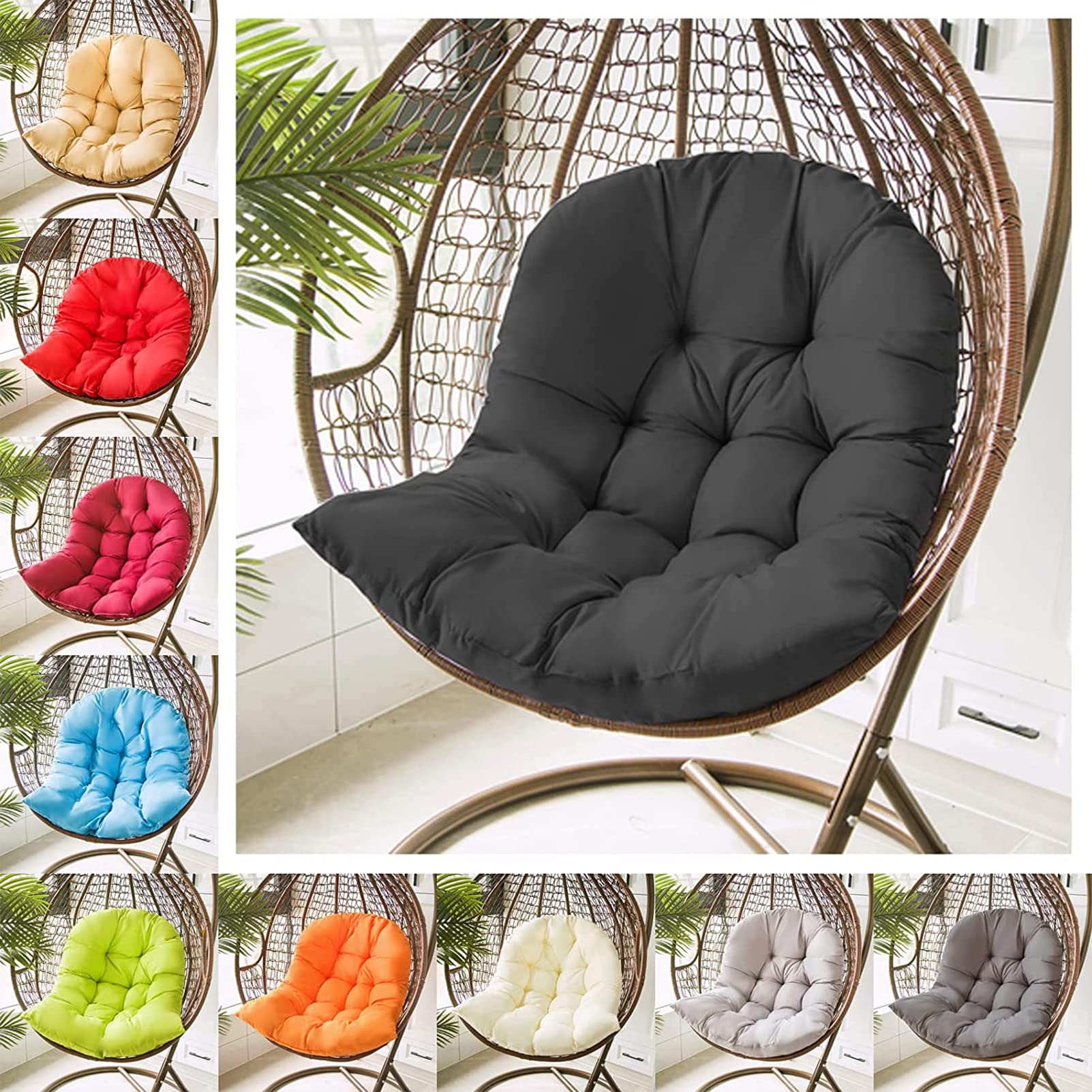 Egg Chair Cushion Outdoor, Hanging Egg Chair Seat Cushion, Cushion For  Hanging Egg Chair, Swing Chair Cushion Replacement, Soft Thicken Comfy (A)  (I) : Buy Online at Best Price in KSA -