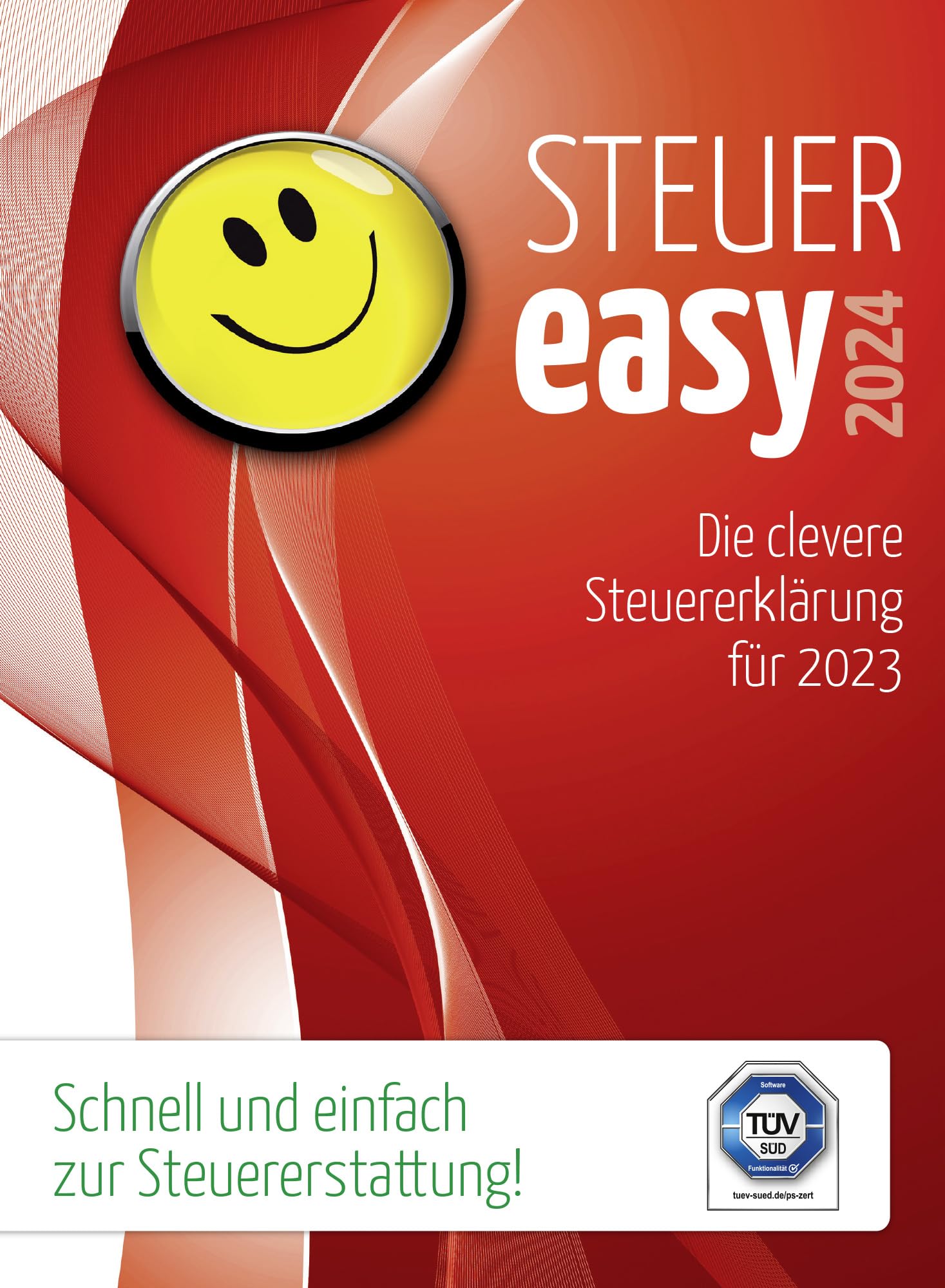 STEUEReasy 2024 | clevere Schritt-für-Schritt Steuersoftware (für Steuerjahr 2023) │ Windows-Version │ Aktivierungscode per Email