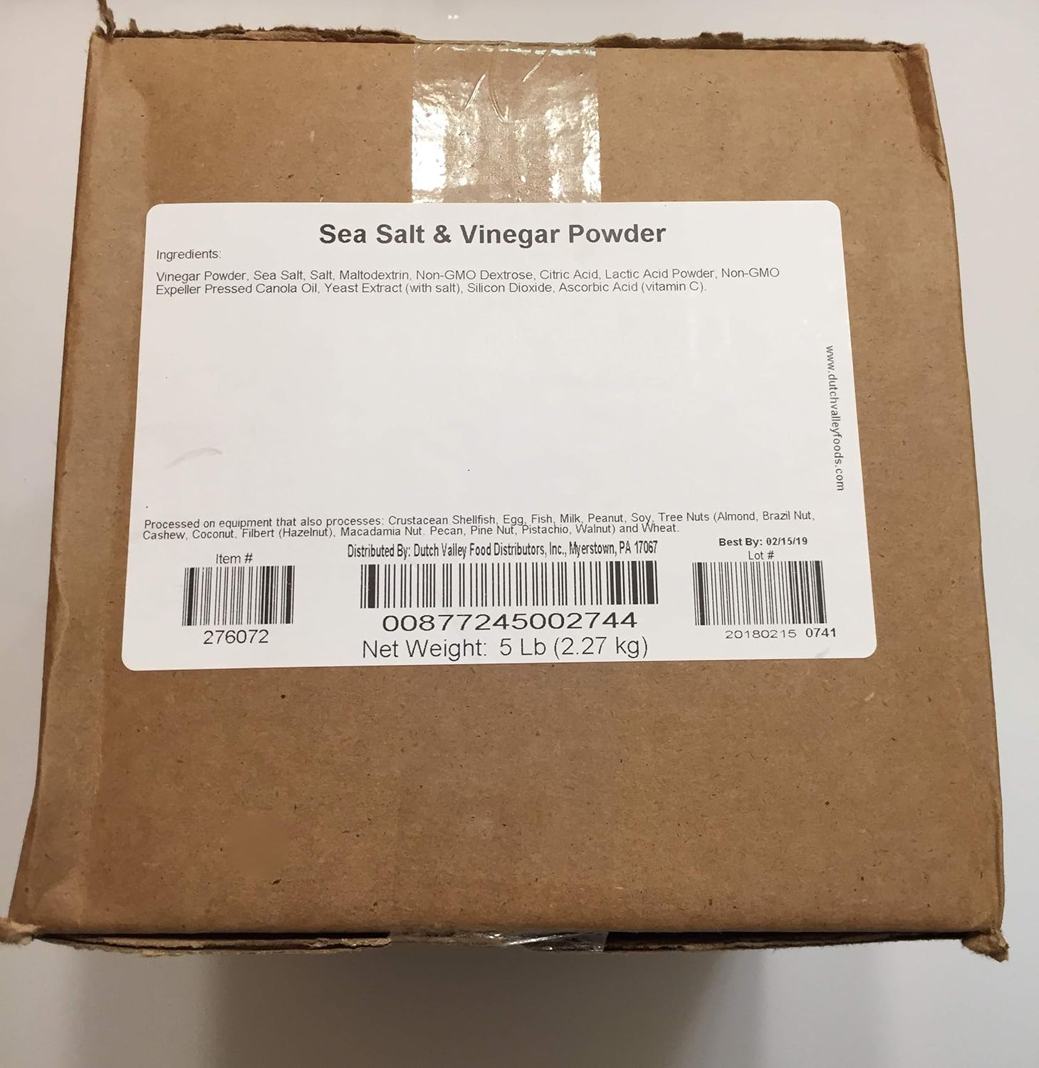 Sea Salt and Vinegar Seasoning Powder (5 lb. box