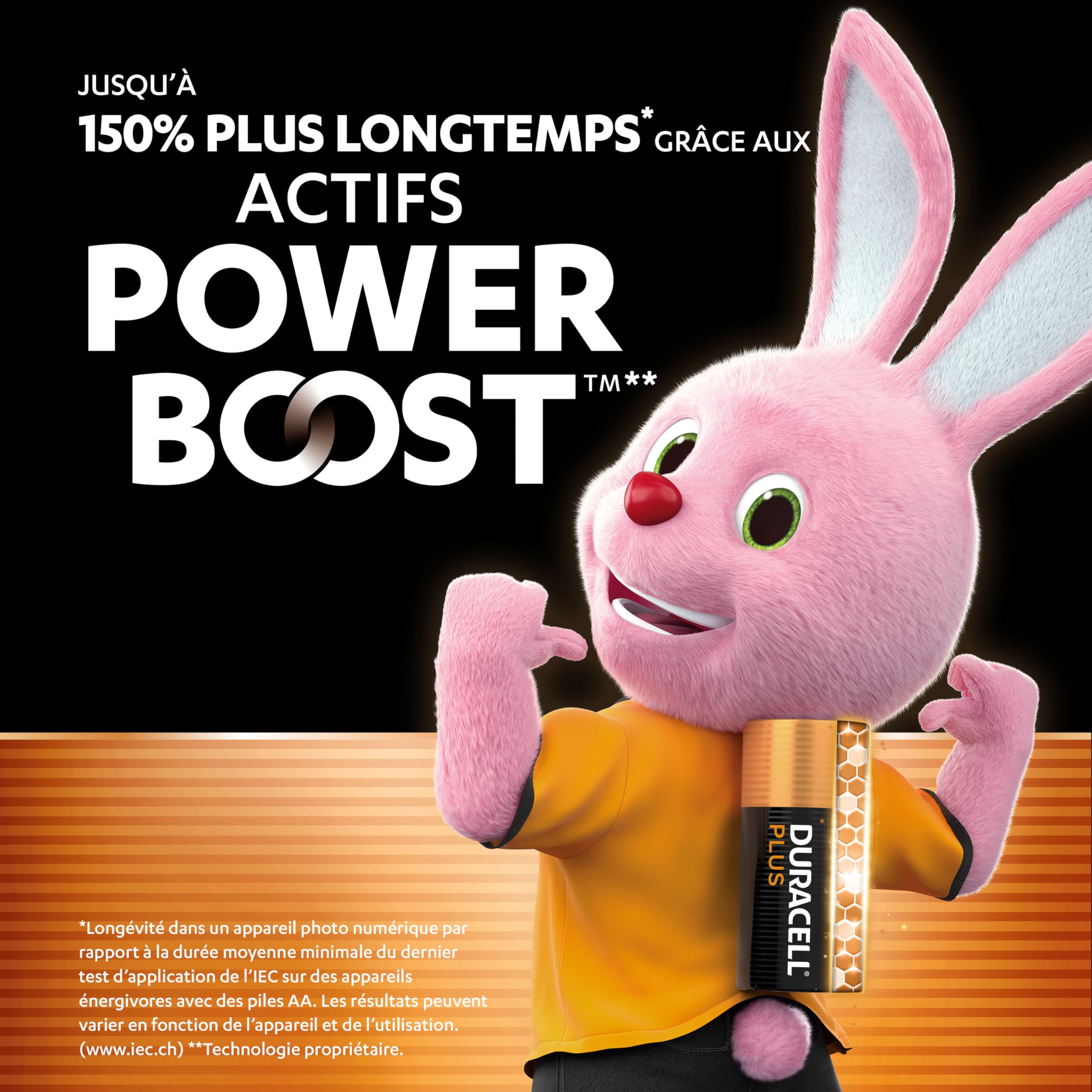 DURACELL Plus Piles AA (Lot de 30) – Piles Alcalines 1,5 V–Durent Jusqu’à 150% Plus Longtemps grâce aux Actifs Power Boost–Fiable pour Vos Appareils du Quotidien–Emballage 0% Plastique – MN1500 - 3