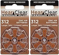 Vista 17 de HearClear - Pilas para audífonos PR48 de tamaño 13, 1,45 V, pestaña naranja (12 baterías)