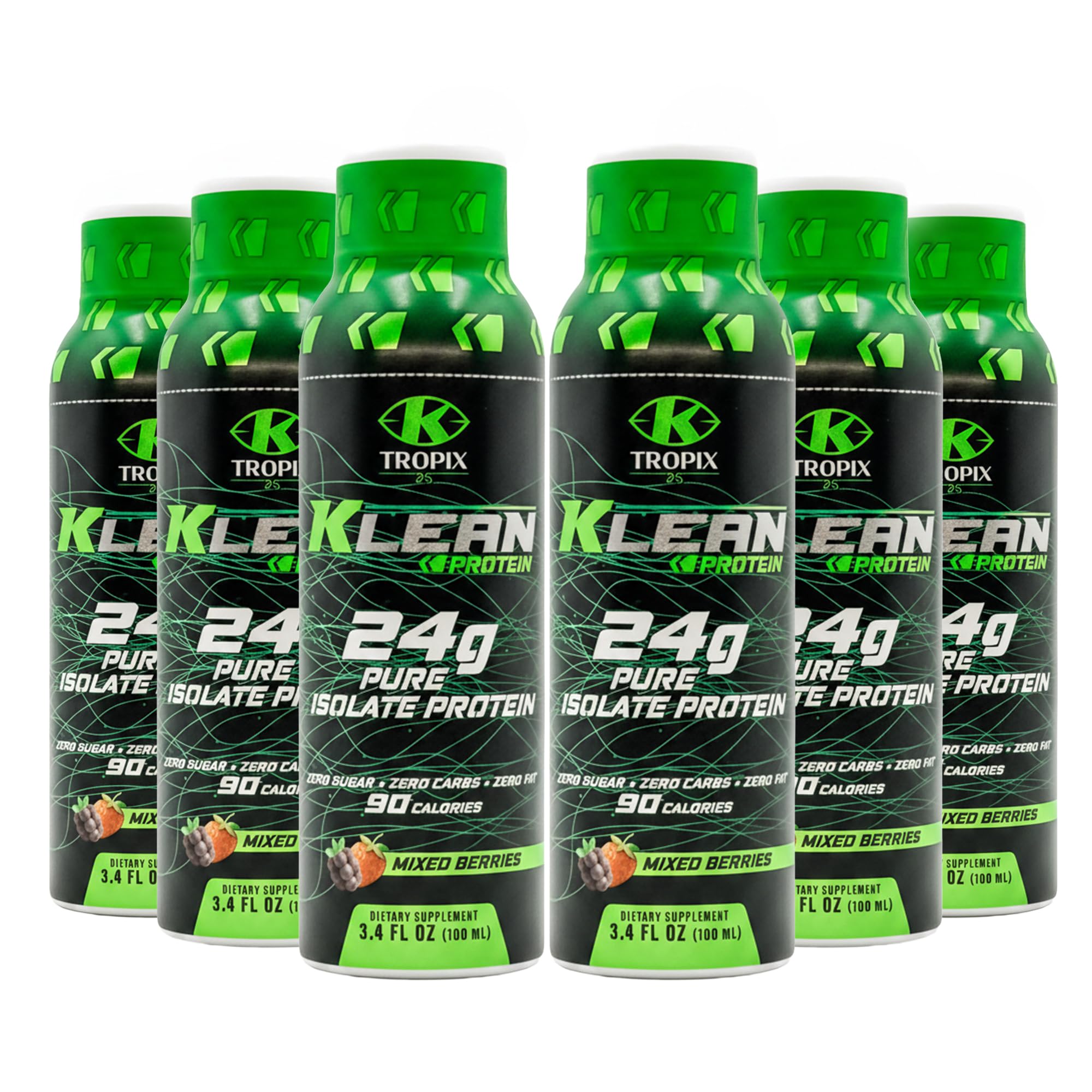 KTROPIX Klean Protein Shot, 24g Whey Isolate, Mixed Berry, Single Bottle — Amazon image 8