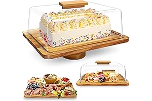 Montex Rectangle Cake Stand with Lid