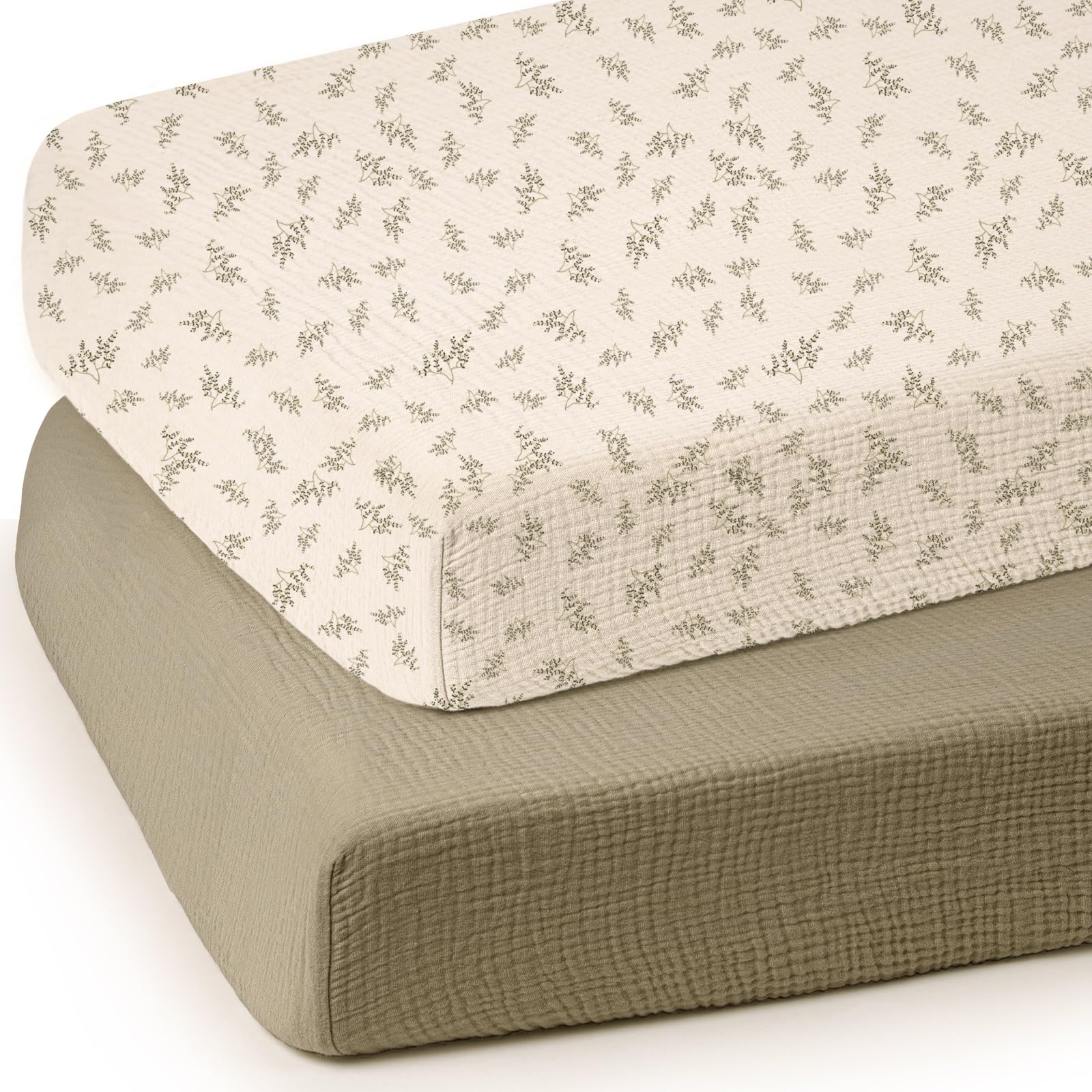 lulumoon Baby Muslin Crib Sheets